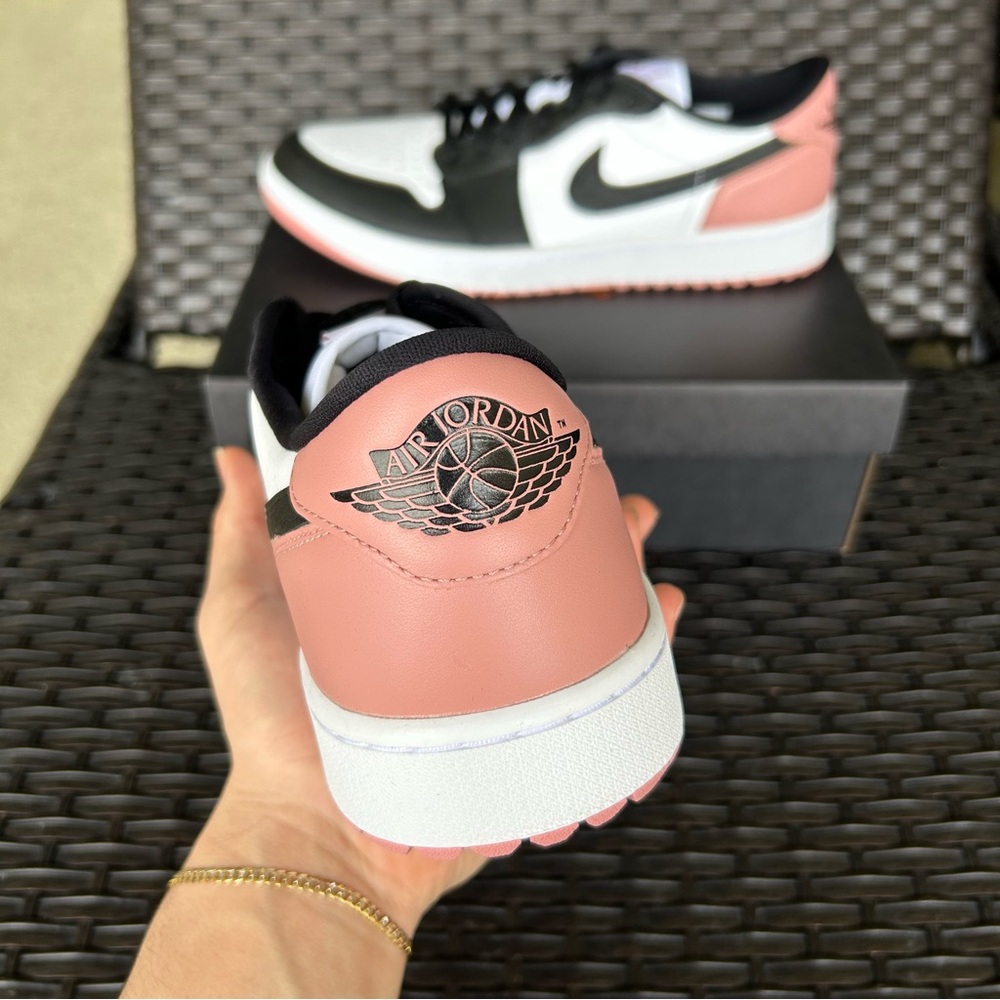 AIR JORDAN 1 GOLF LOW RUST PINK Size 14 - Picture 3 of 5